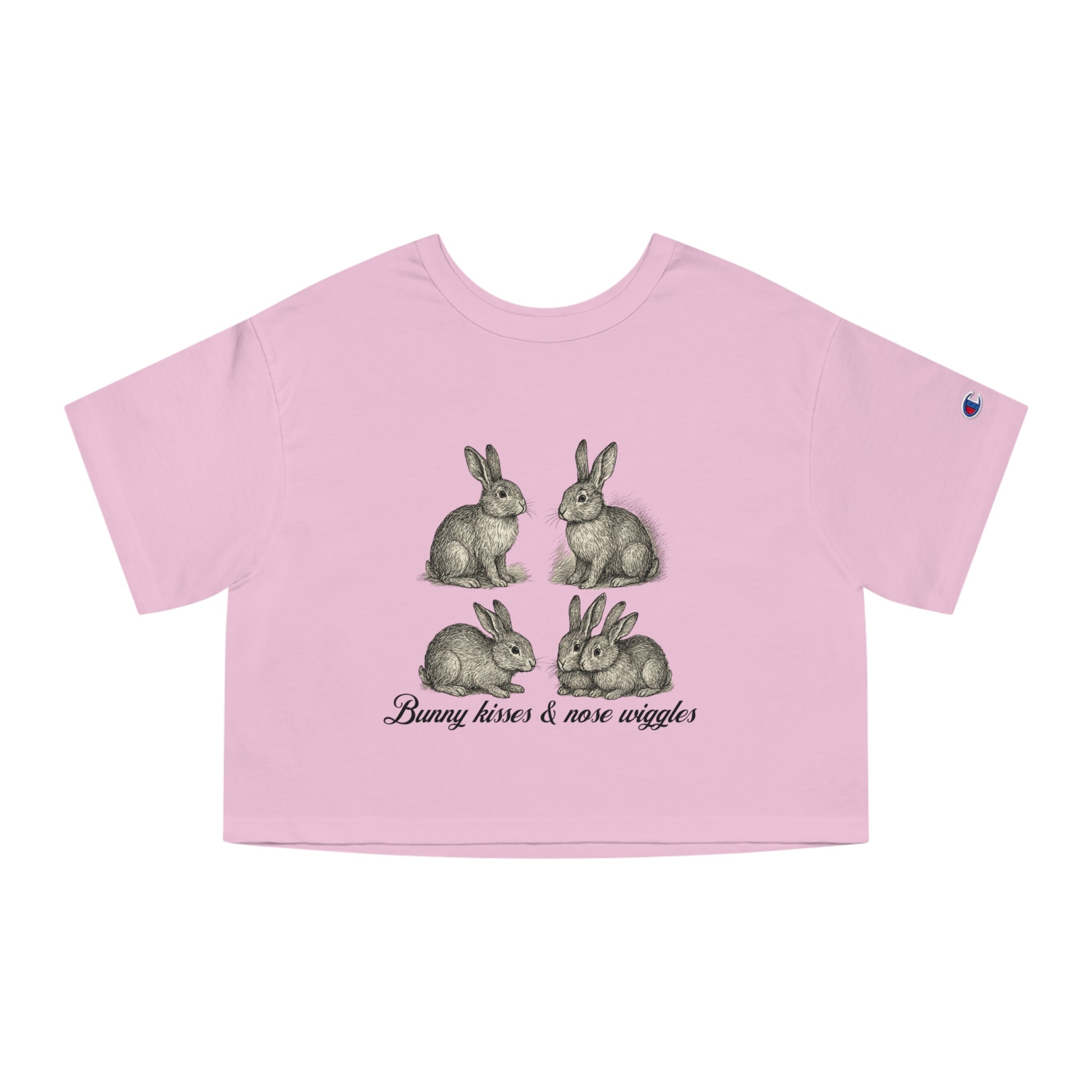 Cute Bunny Cropped T-Shirt