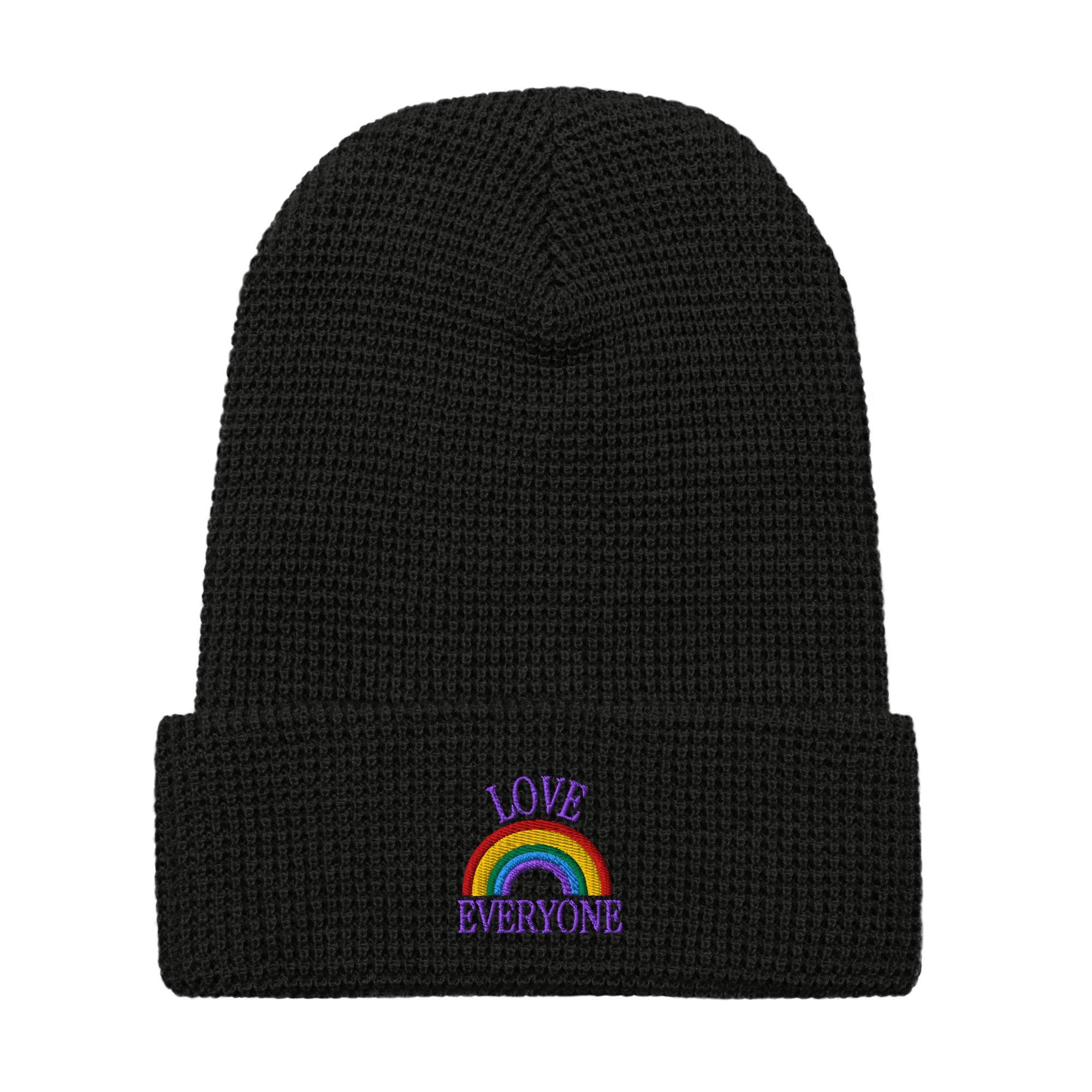 Love everyone waffle knit beanie