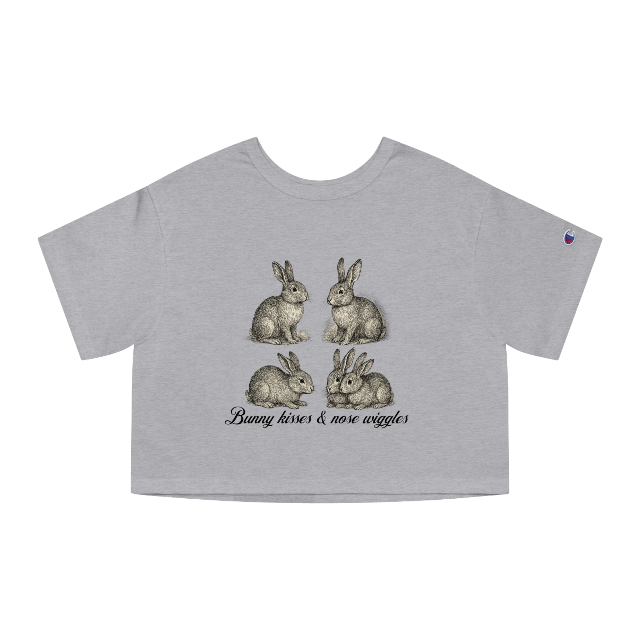 Cute Bunny Cropped T-Shirt