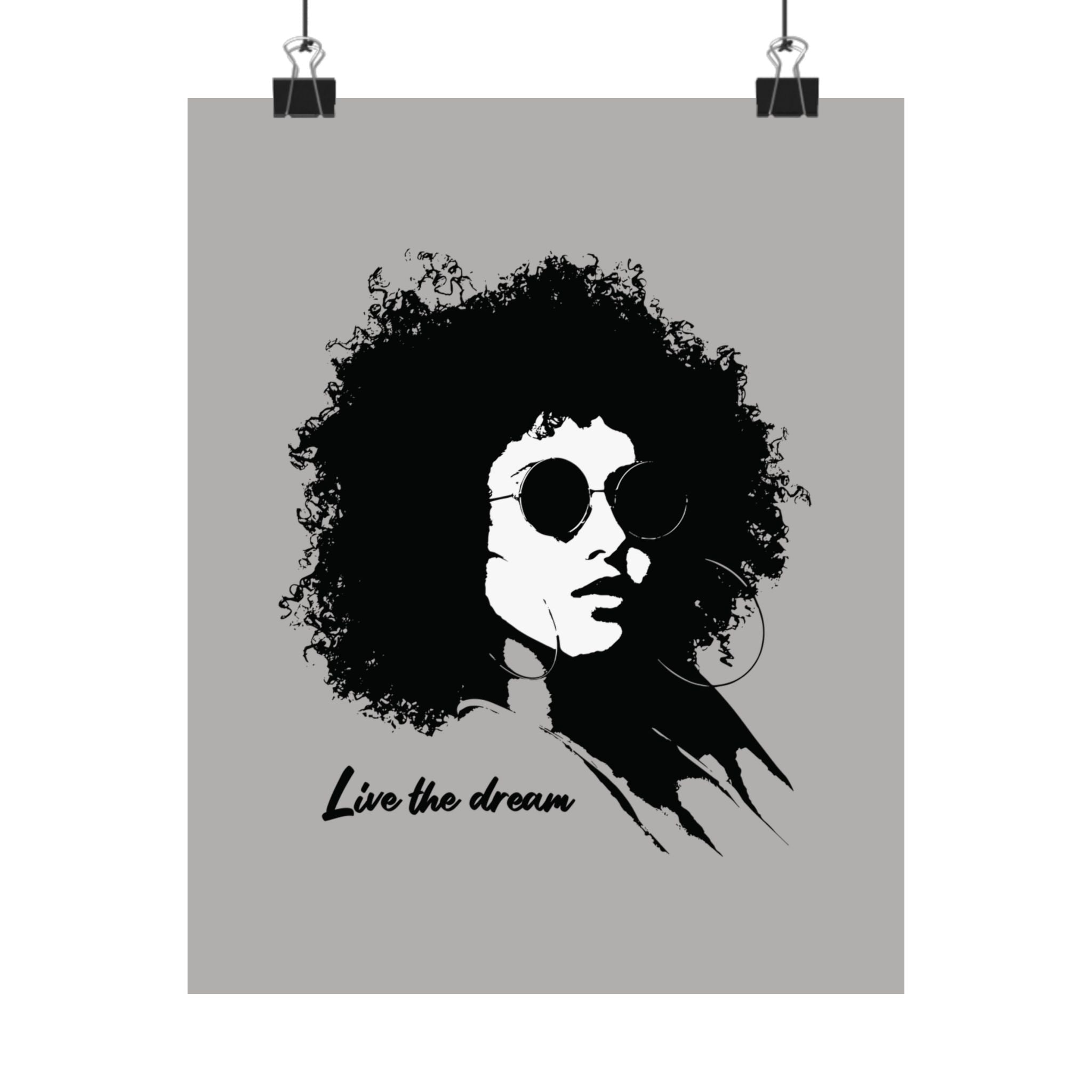 Chic Matte Vertical Poster