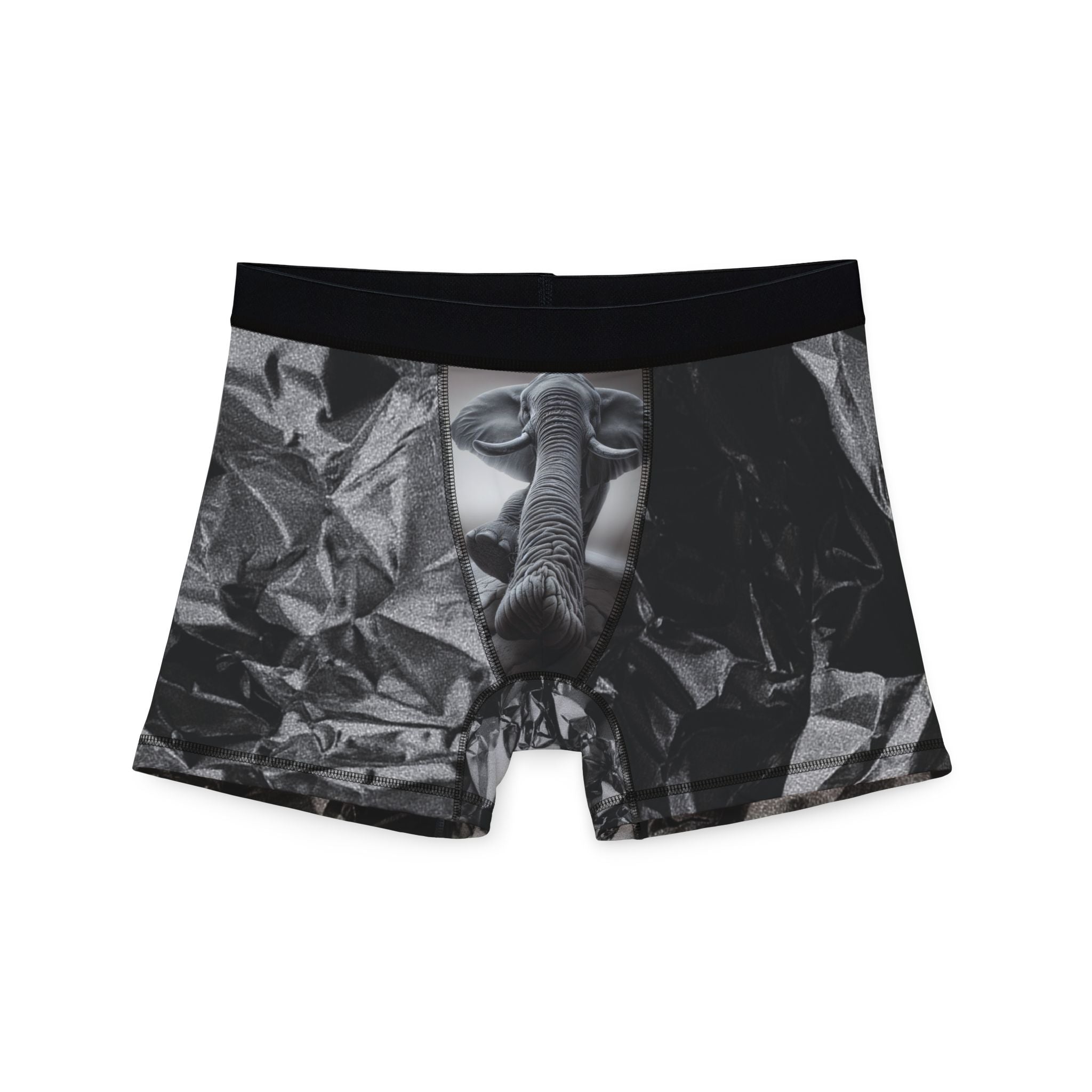 Stylish AOP Men's Boxers - Unique Elephant